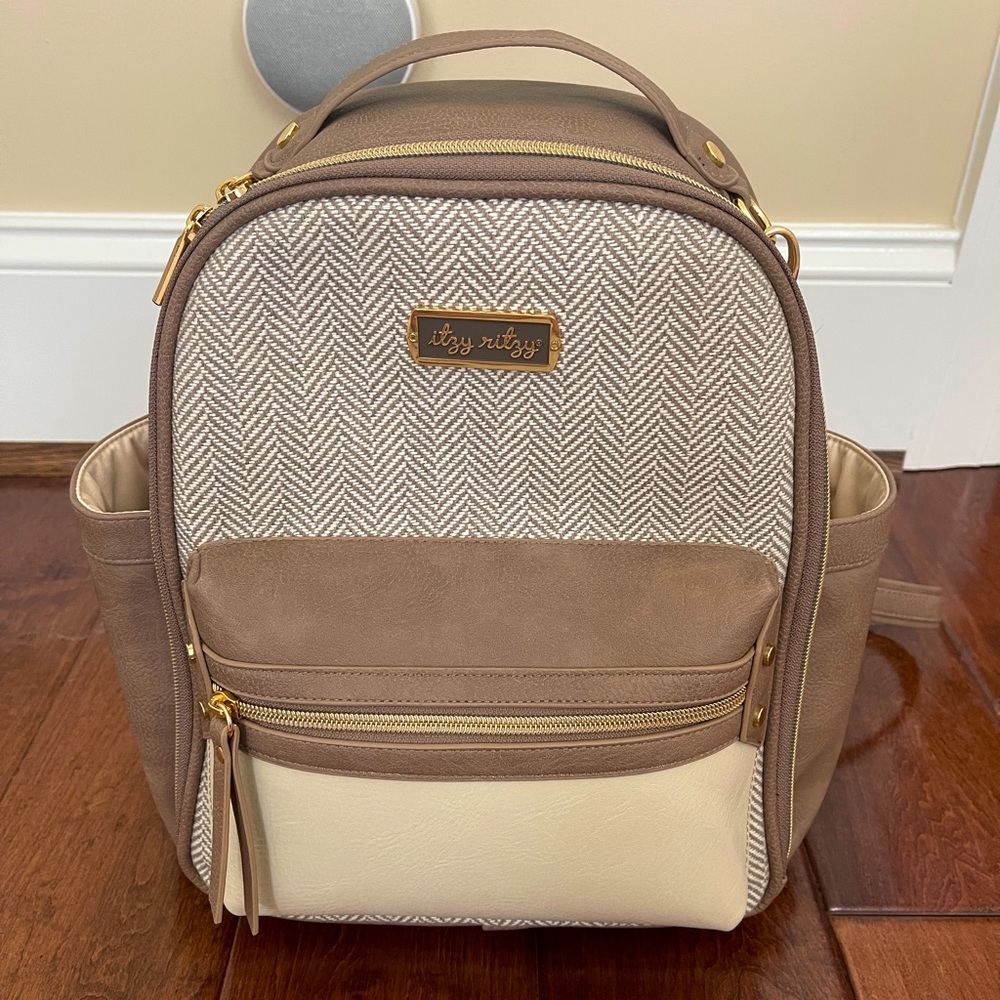 Itzy Ritzy Mini Latte Diaper Bag